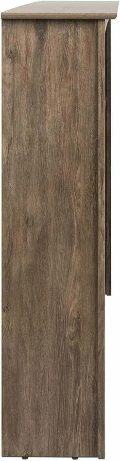 Drifted Gray King Bookcase Headboard -WALKER EDISON Shop PRPC DSH 8445 2