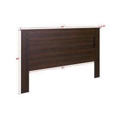 Flat Panel Espresso King Headboard -WALKER EDISON Shop PRPC EHFK 1301 1 HB 3