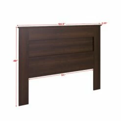 Flat Panel Espresso Queen Headboard -WALKER EDISON Shop PRPC EHFQ 1301 1 HB 4