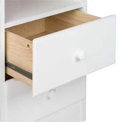 Astrid 2-Drawer White Nightstand -WALKER EDISON Shop PRPC WDNH 0402 1 NS 3