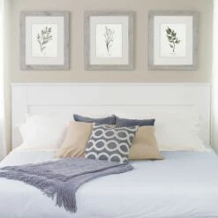 Flat Panel White King Headboard -WALKER EDISON Shop PRPC WHFK 1301 1 HB 4