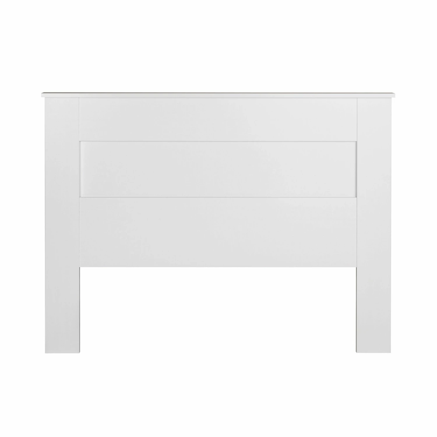 Flat Panel White Queen Headboard 4 Flat Panel White Queen Headboard - Image 2
