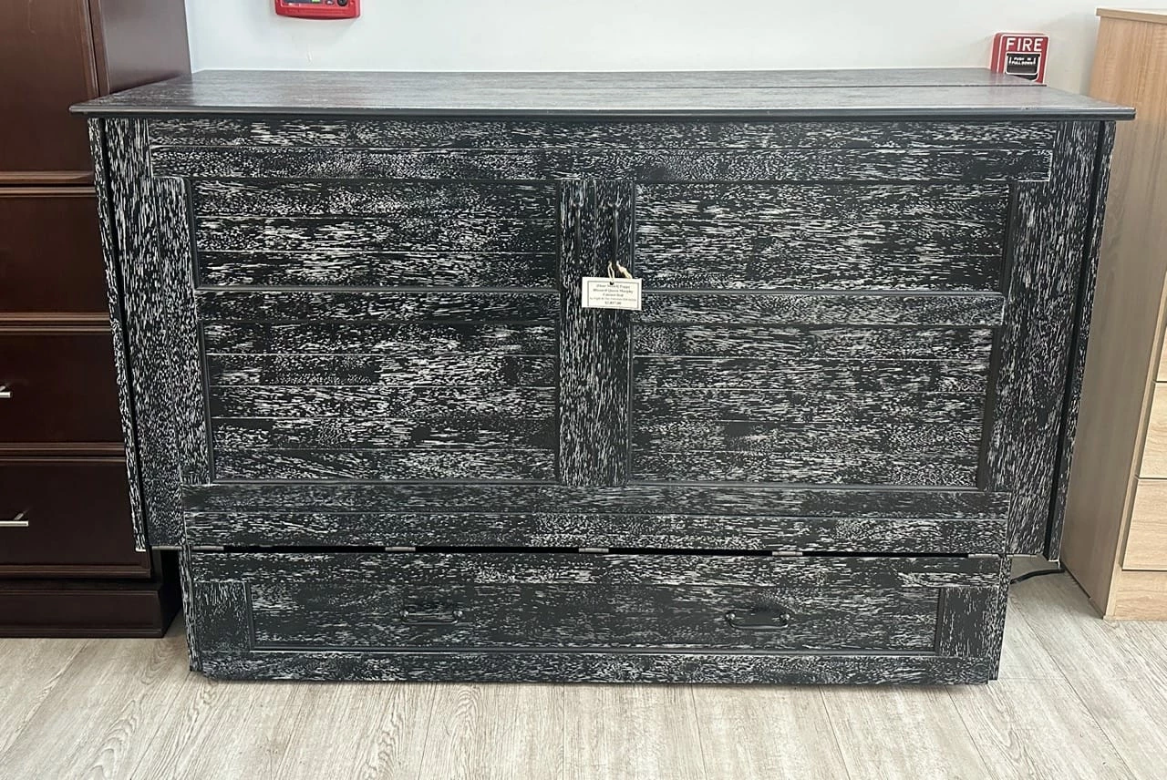 Floor Sample Poppy Blizzard Queen Murphy Cabinet Bed 3 Floor Sample Poppy Blizzard Queen Murphy Cabinet Bed