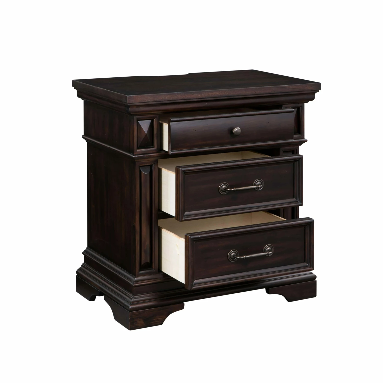 Stamford Brown Nightstand 6 Stamford Brown Nightstand - Image 4