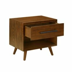 Emery Pecan Nightstand 10 Emery Pecan Nightstand -WALKER EDISON Shop REN B940 50.media .03