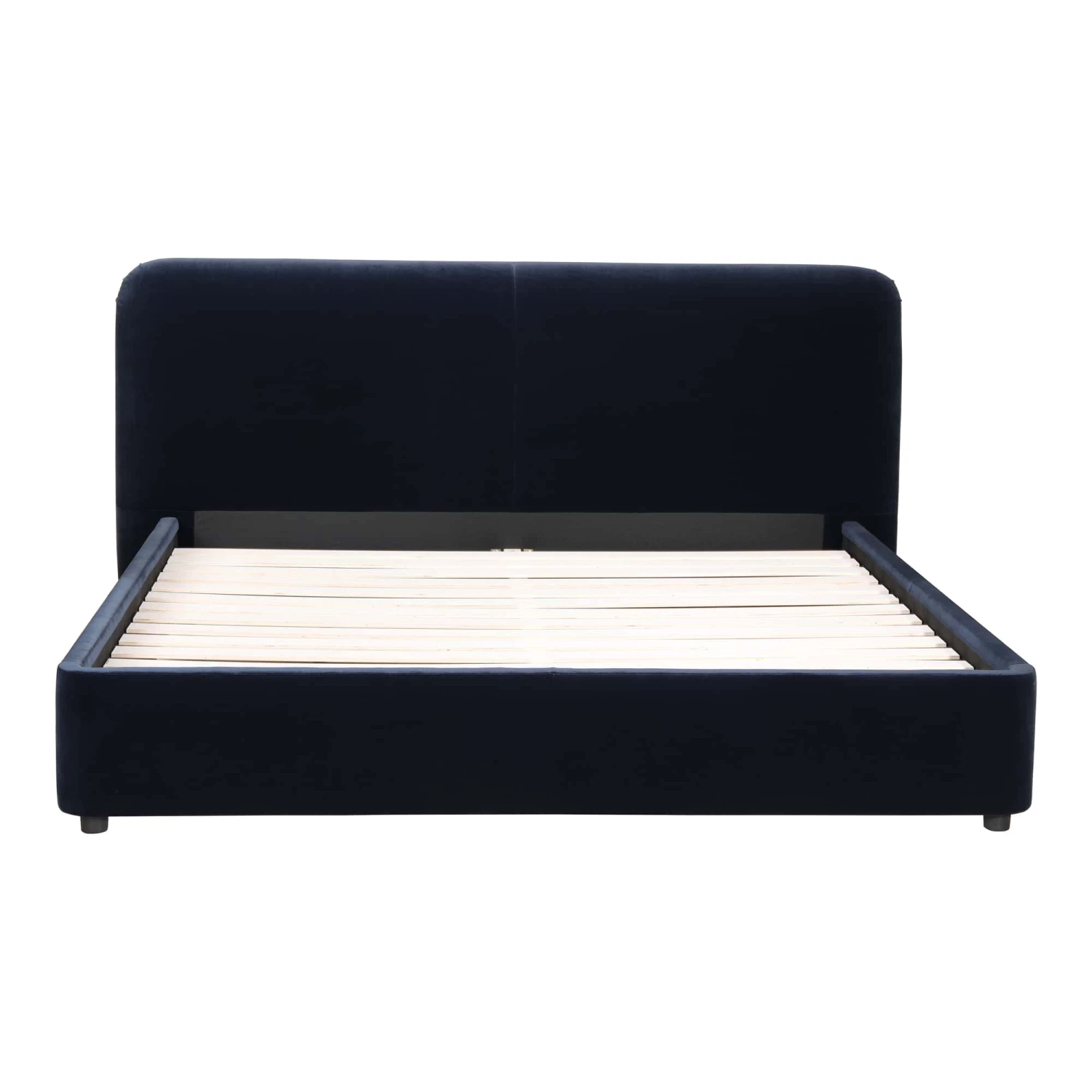 Samara Queen Bed Blue Velvet 3 Samara Queen Bed Blue Velvet