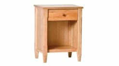 Shaker 1 Drawer Nightstand Natural