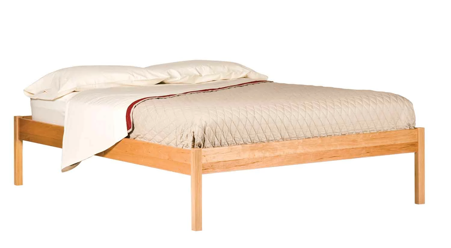 Shaker Basic Natural Platform Bed 3 Shaker Basic Natural Platform Bed