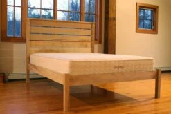 The Esmont Natural Platform Bed W/Headboard -WALKER EDISON Shop SR ESMONT PB 3
