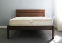 The Esmont Natural Platform Bed W/Headboard -WALKER EDISON Shop SR ESMONT PB 4
