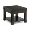 Floor Sample Essex Side Table With Magazine Shelf Black -WALKER EDISON Shop ST CT13 20