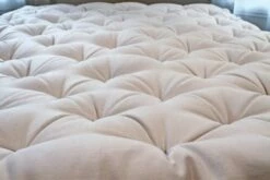 New Arrival -WALKER EDISON Shop Savvy Rest Pastoral organic wool mattress closeup