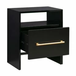 Libre Black Nightstand -WALKER EDISON Shop TOV B44060 2