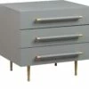 Trident Gray Nightstand -WALKER EDISON Shop TOV B44061 1