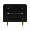 Trident Black Nightstand -WALKER EDISON Shop TOV B44075