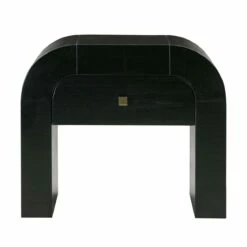 Hump Black Nightstand