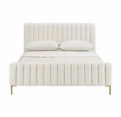 Angela Cream Queen Bed