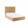 Eliana Honey Velvet Queen Bed -WALKER EDISON Shop TOV B68727 1