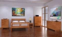 Cable Crossing Wood Bed W/High Foot -WALKER EDISON Shop VFM CC HF 2