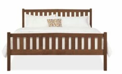 Crown Mission Wood Bed W/High Foot