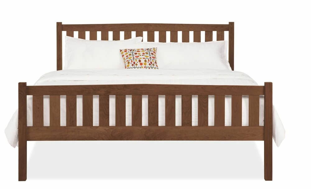 Crown Mission Wood Bed W/High Foot 3 Crown Mission Wood Bed W/High Foot