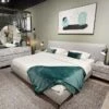 Nova Domus Aria - Italian Modern Multi Grey EK Bedroom Set -WALKER EDISON Shop VIG VGAC ARIA BED SET EK 1