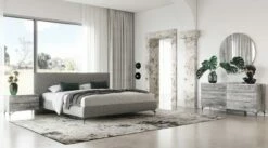 Nova Domus Aria - Italian Modern Multi Grey EK Bedroom Set -WALKER EDISON Shop VIG VGAC ARIA BED SET EK 4
