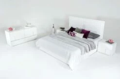 Modrest Nicla Italian Modern White Bed -WALKER EDISON Shop VIG VGACNICLA BED 3