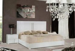 Modrest Nicla Italian Modern White Bed -WALKER EDISON Shop VIG VGACNICLA BED 5