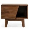 Modrest Abelard - Mid-century Walnut Nightstand 1 Modrest Abelard - Mid-century Walnut Nightstand -WALKER EDISON Shop VIG VGBBMB1707 NS