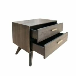 Modrest Novak Modern Dark Oak Nightstand -WALKER EDISON Shop VIG VGLBNANT NS60 1