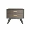 Modrest Novak Modern Dark Oak Nightstand -WALKER EDISON Shop VIG VGLBNANT NS60