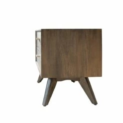 Modrest Novak Modern Dark Oak Nightstand -WALKER EDISON Shop VIG VGLBNANT NS60 2