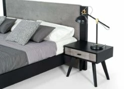 Nova Domus Panther Contemporary Grey & Black Nightstand -WALKER EDISON Shop VIG VGMABR 77 NS 4