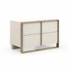 Nova Domus Cartier - Modern Beige Shagreen And Brushed Brass Nightstand 1 Nova Domus Cartier - Modern Beige Shagreen And Brushed Brass Nightstand -WALKER EDISON Shop VIG VGVC J A002 N 1