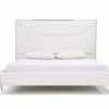 Modrest Candid Modern White Bed 1 Modrest Candid Modern White Bed -WALKER EDISON Shop VIG VGVCBD1109