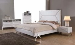 Modrest Candid Modern White Bed 13 Modrest Candid Modern White Bed -WALKER EDISON Shop VIG VGVCBD1109 5