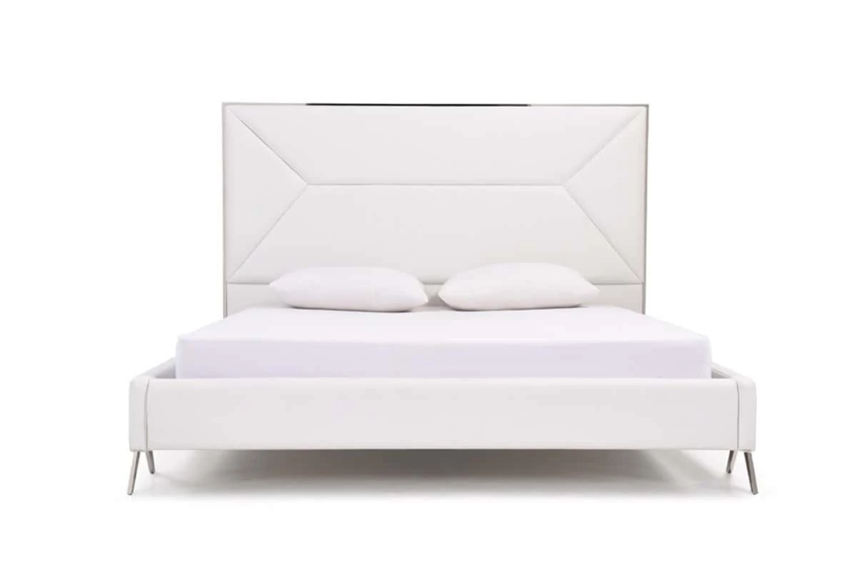 Modrest Candid Modern White Bed 3 Modrest Candid Modern White Bed