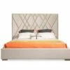 Modrest Eldora - Glam Beige Velvet & Brushed Brass Bed -WALKER EDISON Shop VIG VGVCBD1900 19