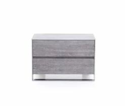 Modrest Arlene Modern Grey Elm Nightstand