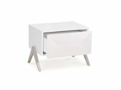 Modrest Candid Modern White Nightstand -WALKER EDISON Shop VIG VGVCN1109 2