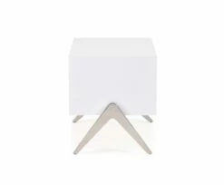 Modrest Candid Modern White Nightstand -WALKER EDISON Shop VIG VGVCN1109 4