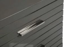 Modrest Splendor - Grey High Gloss Slatted Nightstand -WALKER EDISON Shop VIG VGVCN20256 GRY NS 4