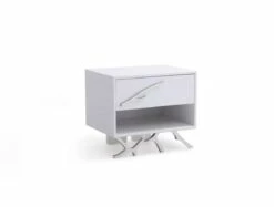Modrest Legend Modern White Nightstand -WALKER EDISON Shop VIG VGVCN8111 WHT 1