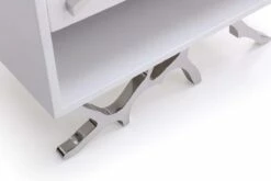 Modrest Legend Modern White Nightstand -WALKER EDISON Shop VIG VGVCN8111 WHT 4