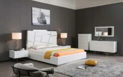 Modrest Chrysler Modern White Nightstand -WALKER EDISON Shop VIG VGVCN8978 WHT 4