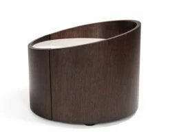 Modrest Gamma - Modern Brown Oak Nightstand -WALKER EDISON Shop VIG VGWCC522B 2