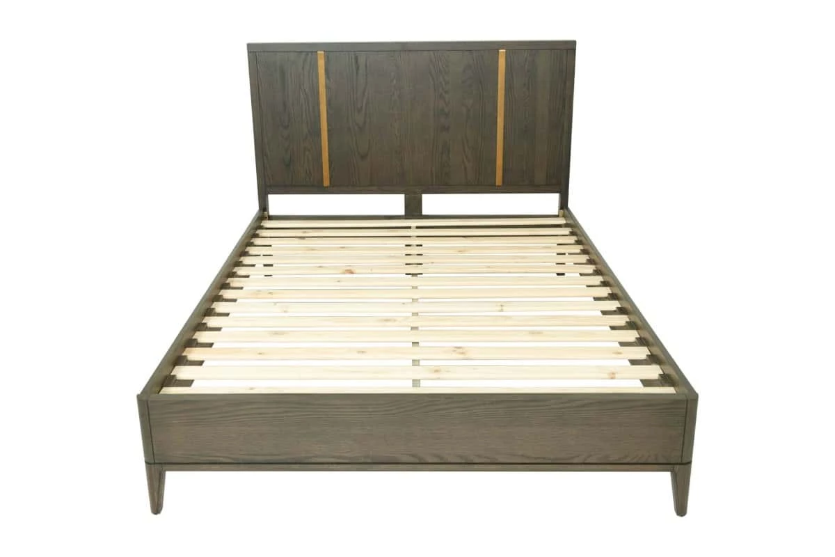Modrest Oakley - Mid-Century Size Dark Brown Bed 4 Modrest Oakley - Mid-Century Size Dark Brown Bed - Image 2