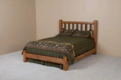 Hickory Jack Sawtooth Hickory Bed W/Low Profile Footboard