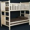 Log Bunk Bed 1 Log Bunk Bed -WALKER EDISON Shop VLF LOG NSBB BD